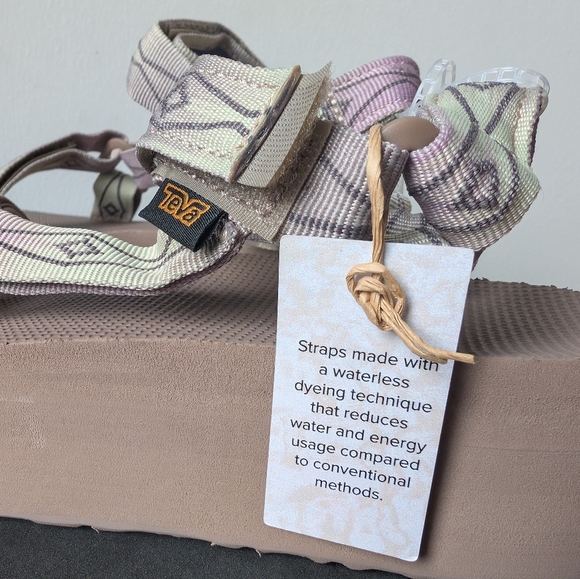 Teva Sandals Women's Size 8 Flatform Universal Sunscape Sandals Lagenlook Eco - Picture 8 of 14